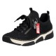 Pantofi dama negru Rieker relax confort 45973-00-Negru