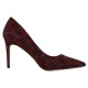 Pantofi dama rosu Azarey toc mediu 459D720-Rojo