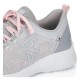 Pantofi dama roz gri Rieker relax confort 40702-40-Roz-Gri