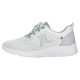 Pantofi dama verde alb Rieker relax confort 40702-52-Verde-Alb