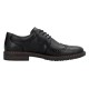 Pantofi eleganti piele naturala barbati negru Rieker relax confort 17620-00-Negru