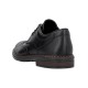 Pantofi eleganti piele naturala barbati negru Rieker relax confort 17620-00-Negru