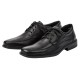 Pantofi eleganti piele naturala barbati negru Rieker relax confort B0812-00-Negru