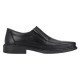 Pantofi eleganti piele naturala barbati negru Rieker relax confort B0873-00-Negru