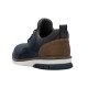Pantofi piele naturala barbati albastru maro Rieker relax confort 14450-15-Albastru-Maro