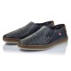 Pantofi piele naturala barbati albastru maro Rieker relax confort B5297-14-Albastru-Maro