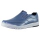 Pantofi piele naturala barbati albastru Mels 71968-Blue