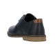 Pantofi piele naturala barbati albastru negru Rieker relax confort 13431-14-Albastru-Negru