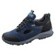 Pantofi piele naturala barbati albastru negru Waldlaufer relax confort ortopedic impermeabil 335959-500-947-Hen-Albastru-Negru