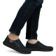Pantofi piele naturala barbati albastru Rieker relax confort 10452-14-Albastru