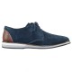 Pantofi piele naturala barbati bleumarin gri maro Rieker relax confort 16826-14-Blue