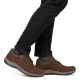 Pantofi piele naturala barbati maro Rieker relax confort impermeabil 03601-22-Maro