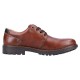 Pantofi piele naturala barbati maro Rieker relax confort impermeabil F4611-25-Maro
