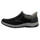 Pantofi piele naturala barbati negru Rieker relax confort 03656-00-Negru