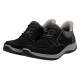 Pantofi piele naturala barbati negru Rieker relax confort 03656-00-Negru