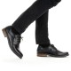 Pantofi piele naturala barbati negru Rieker relax confort 14603-00-Negru