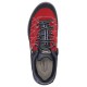 Pantofi piele naturala barbati rosu negru gri Grisport impermeabil 820580-12501S7G-Rosu-Negru-Gri