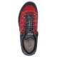 Pantofi piele naturala barbati rosu negru gri Grisport impermeabil 820580-12501S7G-Rosu-Negru-Gri