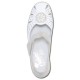 Pantofi piele naturala dama alb argintiu Rieker relax confort 41368-80-Alb-Argintiu