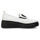 Pantofi piele naturala dama alb Filippo DP4572-23-WH-Alb
