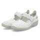 Pantofi piele naturala dama alb Rieker relax confort 41399-80-Alb