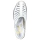 Pantofi piele naturala dama alb Rieker toc mediu 40959-80-Weiss
