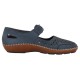 Pantofi piele naturala dama albastru Rieker relax confort 44896-14-Albastru