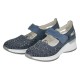 Pantofi piele naturala dama albastru Rieker relax confort N4367-14-Albastru