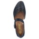 Pantofi piele naturala dama albastru Rieker toc mic 43753-14-Albastru