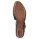 Pantofi piele naturala dama albastru Rieker toc mic 43753-14-Albastru