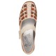 Pantofi piele naturala dama bej maro Rieker relax confort 41369-61-Bej-Maro