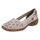 Pantofi piele naturala dama bej Rieker relax confort 41356-60-Bej