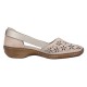 Pantofi piele naturala dama bej Rieker relax confort 41356-60-Bej