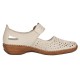 Pantofi piele naturala dama bej Rieker relax confort 41399-60-Bej