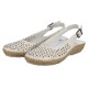 Pantofi piele naturala dama bej Rieker relax confort 44861-60-Bej