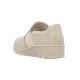 Pantofi piele naturala dama bej Rieker relax confort 53784-60-Bej
