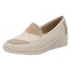 Pantofi piele naturala dama bej Rieker relax confort 53785-60-Bej