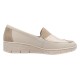 Pantofi piele naturala dama bej Rieker relax confort 53785-60-Bej