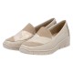 Pantofi piele naturala dama bej Rieker relax confort 53785-60-Bej