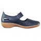 Pantofi piele naturala dama bleumarin Rieker relax confort 41399-14-Blue-NW21