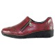 Pantofi piele naturala dama bordo Rieker relax confort 53761-35-Red