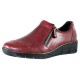 Pantofi piele naturala dama bordo Rieker relax confort 53761-35-Red