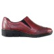 Pantofi piele naturala dama bordo Rieker relax confort 53761-35-Red