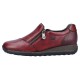 Pantofi piele naturala dama bordo Rieker relax confort impermeabil 44265-35-Bordo