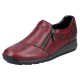 Pantofi piele naturala dama bordo Rieker relax confort impermeabil 44265-35-Bordo