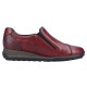 Pantofi piele naturala dama bordo Rieker relax confort impermeabil 44265-35-Bordo