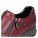 Pantofi piele naturala dama bordo Rieker relax confort impermeabil 44265-35-Bordo