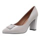 Pantofi piele naturala dama gri Epica toc inalt C03L129-UR1864-ZY45A-50-N-Gri