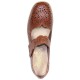 Pantofi piele naturala dama maro Rieker relax confort 41397-22-Brown