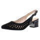 Pantofi piele naturala dama negru Epica toc mic JY1H380-705-081-1100-01-I-Negru